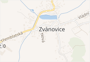 Školní v obci Zvánovice - mapa ulice