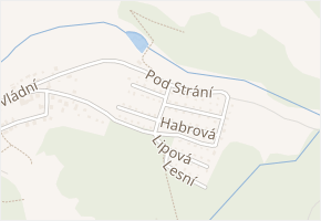Spojovací v obci Zvánovice - mapa ulice