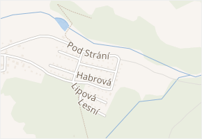 U Studánky v obci Zvánovice - mapa ulice