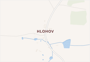 Hlohov v obci Zvěstov - mapa části obce