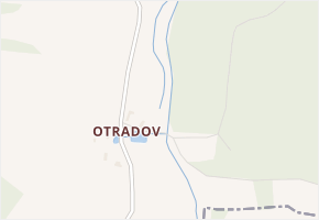 Otradov v obci Zvěstov - mapa části obce
