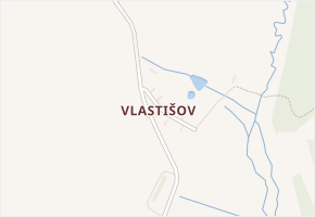Vlastišov v obci Zvěstov - mapa části obce