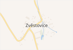 Zvěstovice v obci Zvěstovice - mapa části obce