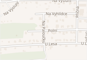 Polní v obci Zvole - mapa ulice