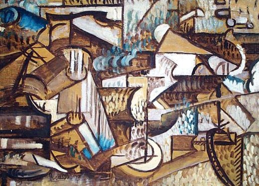 Ženy u piána, signováno Picasso