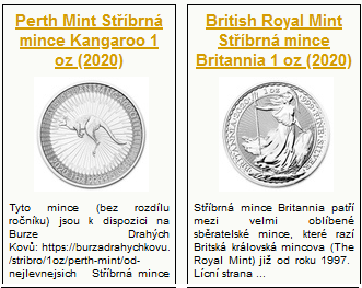 Katalog stříbrných mincí