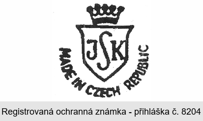 JSK  MADE IN CZECH REPUBLIC