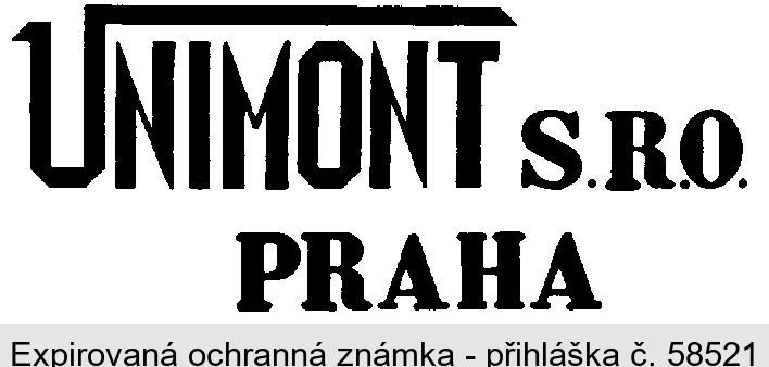 UNIMONT S.R.O. PRAHA
