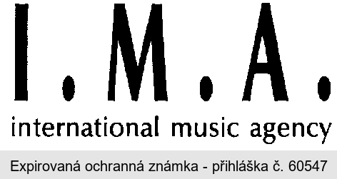 I.M.A. INTERNATIONAL MUSIC AGENCY