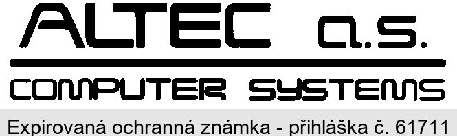 ALTEC a.s. COMPUTER SYSTEMS