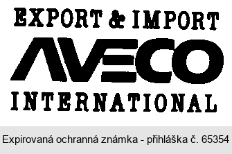 EXPORT&IMPORT AVECO INTERNATIONAL