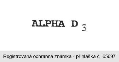ALPHA D 3