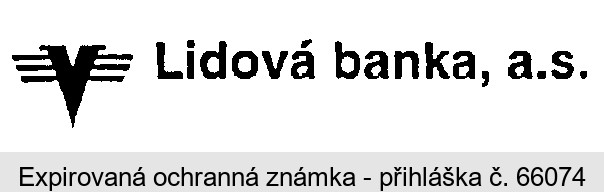 LIDOVÁ BANKA A.S.