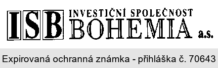 ISB BOHEMIA Investiční společnost a.s.