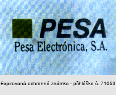 PESA Pesa Electrónica, S.A.