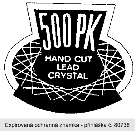 500 PK HAND CUT LEAD CRYSTAL