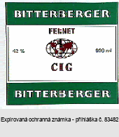 BITTERBERGER FERNET CIG