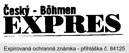 Český - Böhmen EXPRES