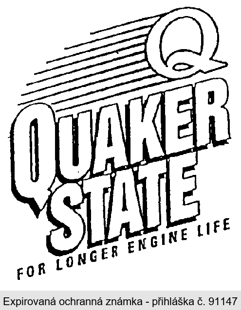 QUAKER STATE FOR LONGER ENGINE LIFE