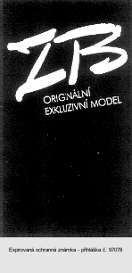 ZB ORIGINÁLNÍ EXKLUZIVNÍ MODEL