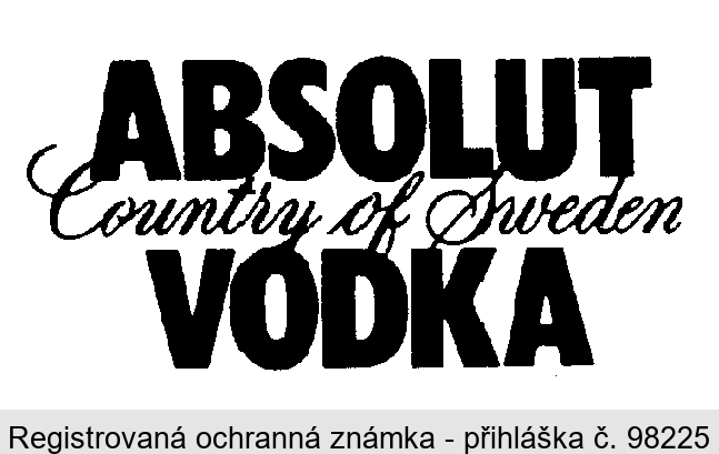 ABSOLUT Country of Sweden VODKA