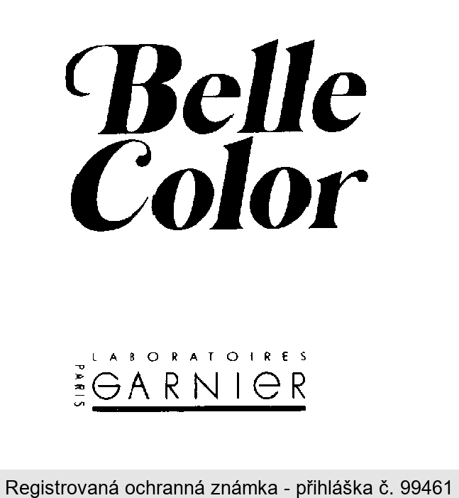 Belle Color LABORATOIRES GARNIER PARIS