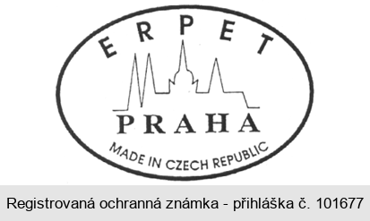 ERPET PRAHA MADE IN CZECH REPUBLIC