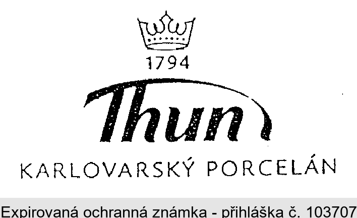 1794 Thun KARLOVARSKÝ PORCELÁN
