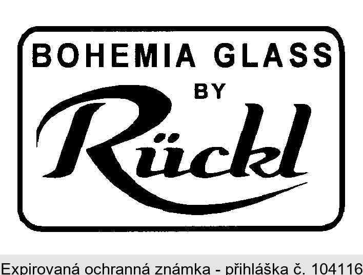 BOHEMIA GLASS BY Rückl