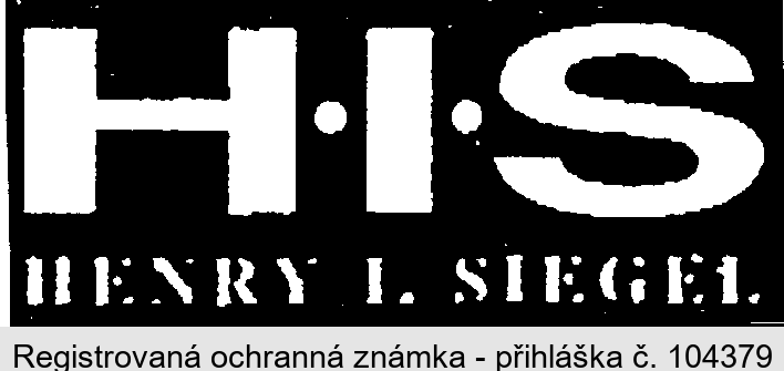 H.I.S HENRY I. SIEGEL
