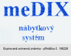 meDIX nábytkový systém