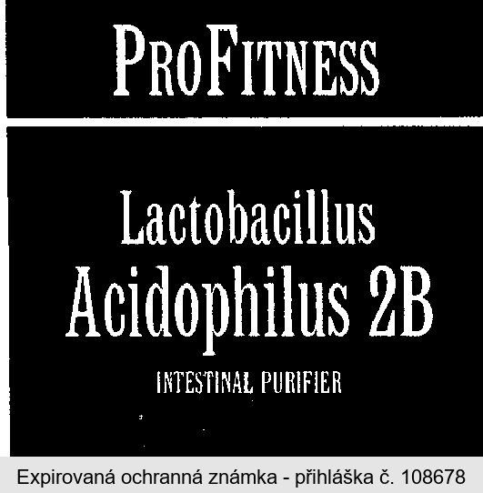 PROFITNESS Lactobacillus Acidophilus 2B