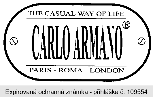 THE CASUAL WAY OF LIFE CARLO ARMANO PARIS - ROMA - LONDON