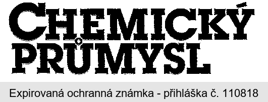 CHEMICKÝ PRŮMYSL