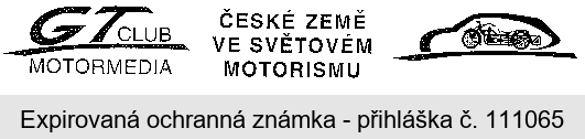 GT CLUB MOTORMEDIA ČESKÉ ZEMĚ VE SVĚTOVÉM MOTORISMU