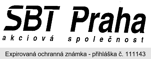 SBT Praha akciová společnost