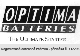OPTIMA BATTERIES THE ULTIMATE STARTER