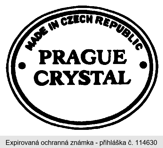 MADE IN CZECH REPUBLIC PRAGUE CRYSTAL