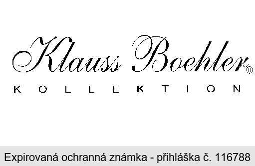 Klauss Boehler KOLLEKTION