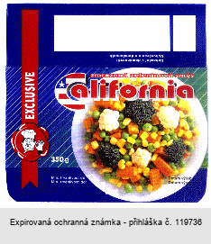 zmrazená zeleninová směs California EXCLUSIVE
