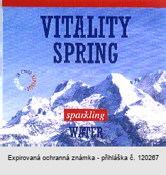 VITALITY SPRING sparkling WATER