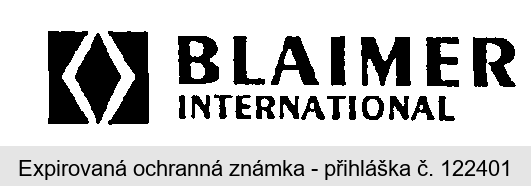 BLAIMER INTERNATIONAL