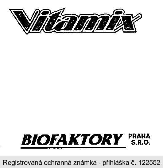 Vitamix BIOFAKTORY PRAHA S.R.O.