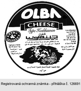 OLBA CHEESE Type Kashkawan