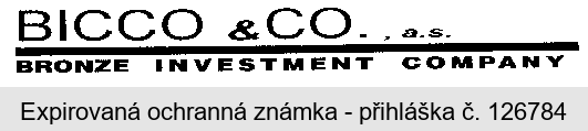 BICCO & CO., a.s. BRONZE INVESTMENT COMPANY