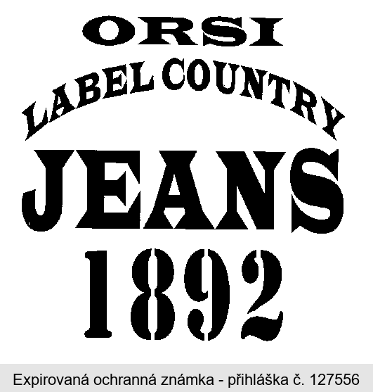 ORSI LABEL COUNTRY JEANS 1892