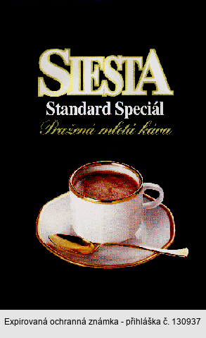 SIESTA Standard Speciál Pražená mletá káva