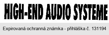 HIGH-END AUDIO SYSTEME