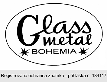 Glass metal BOHEMIA