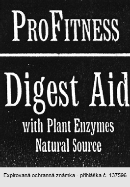PROFITNESS Digest Aid with Plant Enzymes Natural Source